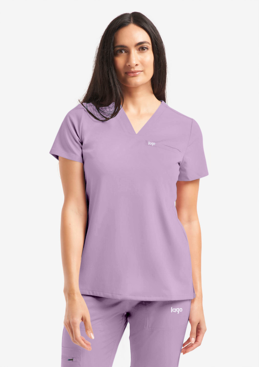 Lavender 2025 scrub top