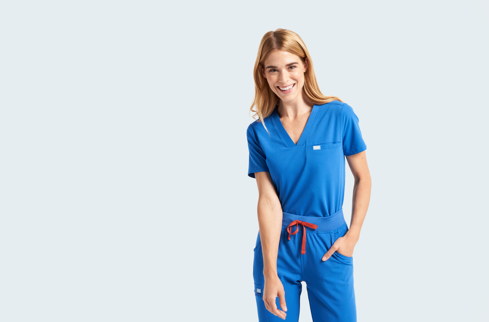 Generic Nursing Scrubs For Women Set Nurses Uniform Dark Blue