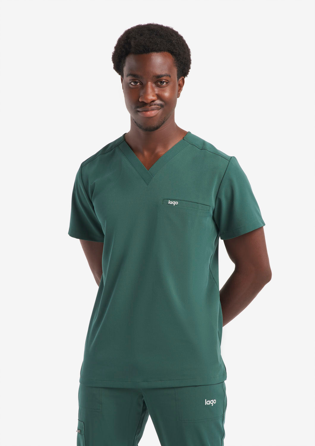 Hunter green clearance scrub jacket