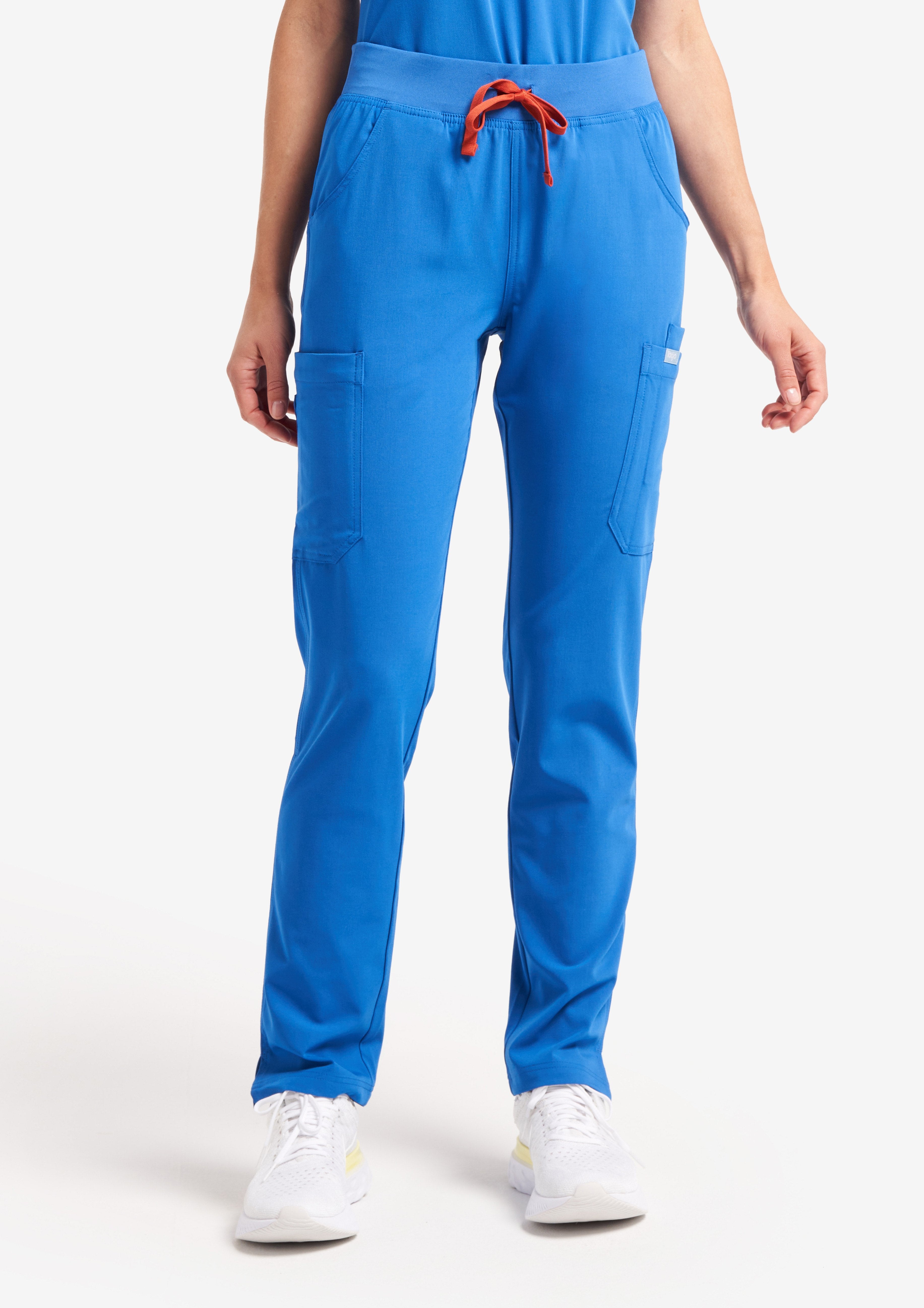 Royal Blue 5-Pocket Scrub Pants - LAGO Paulina