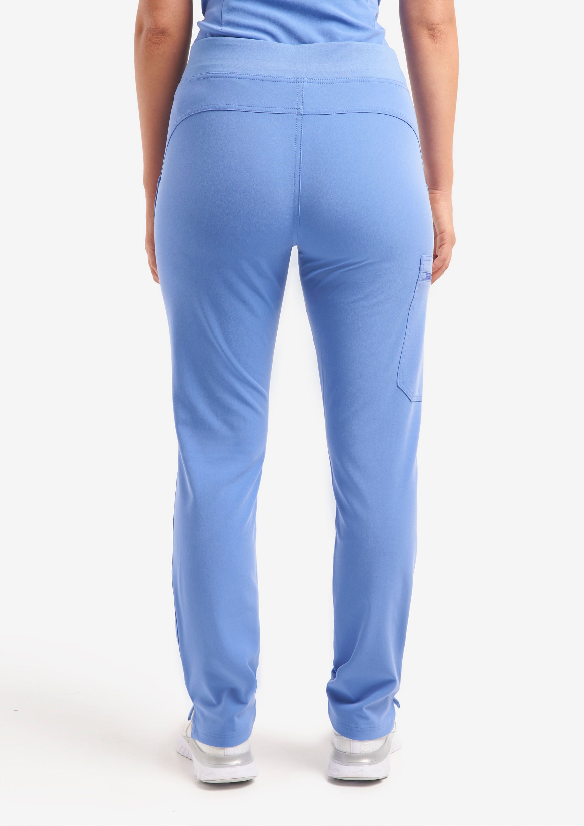 LAGO Scrubs - Women's Ceil Blue Trillium - 3-Pocket Scrub Pants